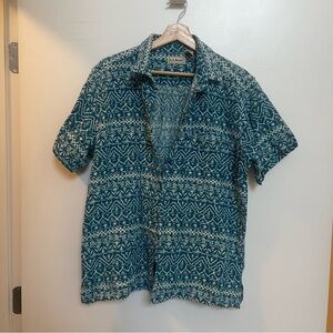 Vintage L.L. Bean Patterned Button Down Shirt